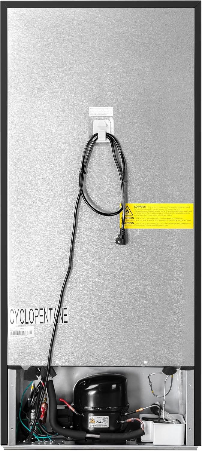 KoolMore KM-RUF-7S-SS 7 Cu. Ft. Garage Ready Convertible Upright Manual Defrost Freezer/Refrigerator in Stainless Steel 7 cu. ft. Stainless Steel image 10 of 10 B0DMWXQJK3