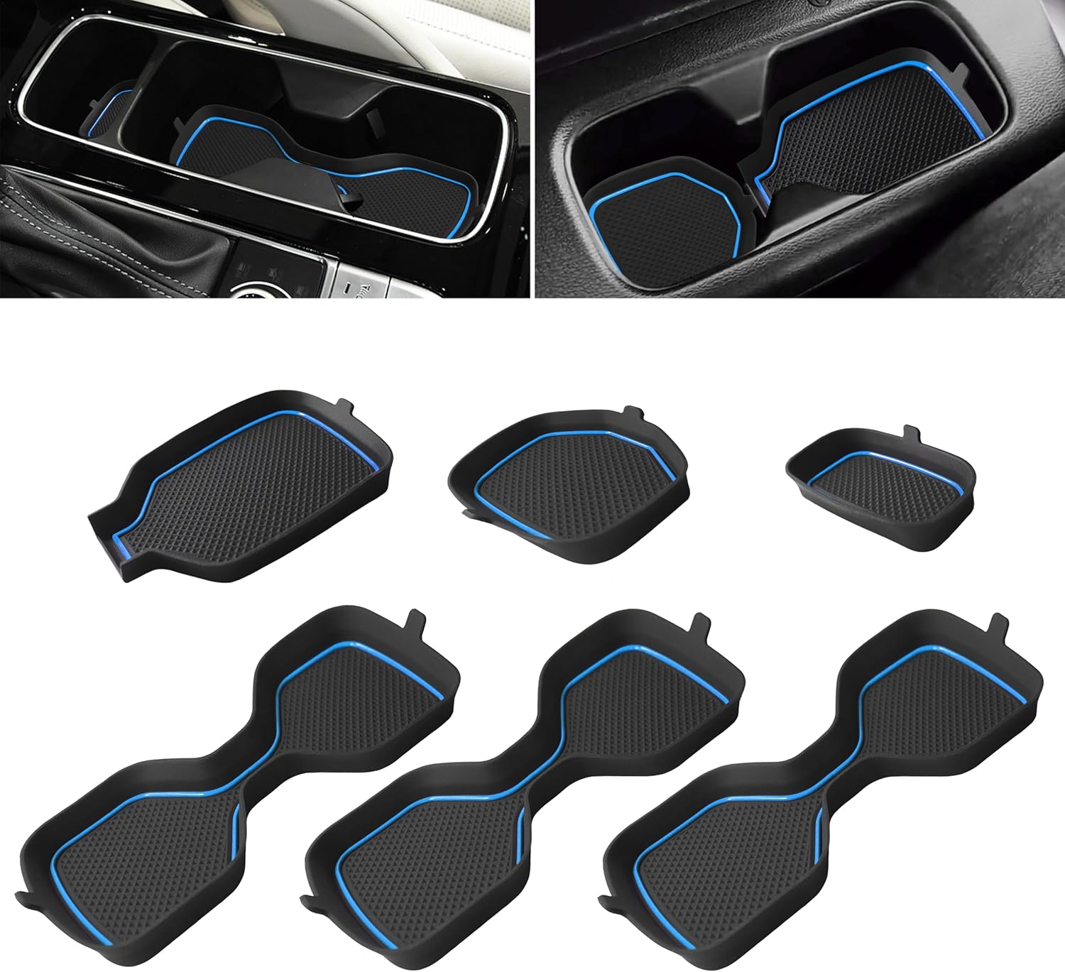 SENSHINE Silicone Cup Holder Coaster for Kia Telluride