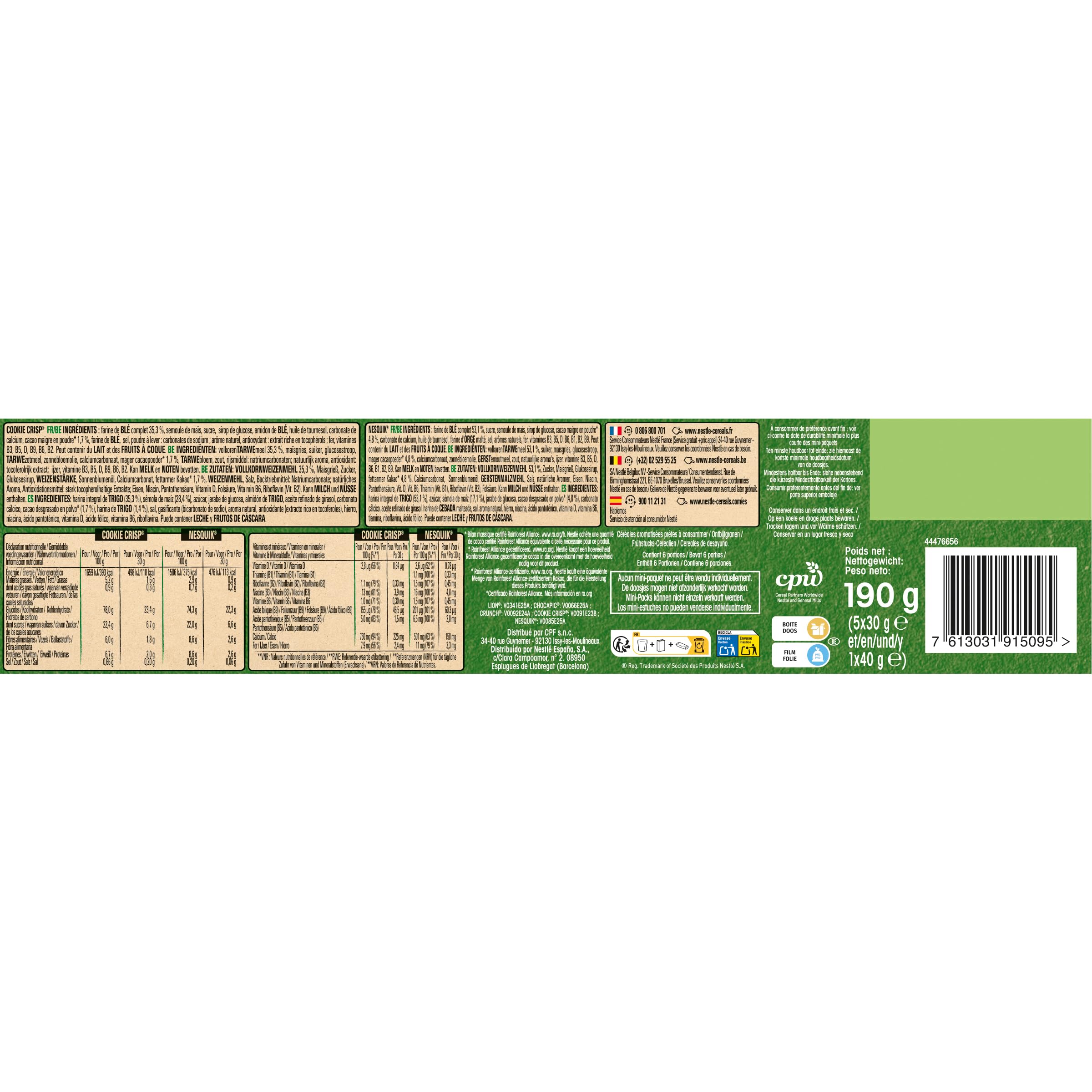 Nestle Mix pack de 12