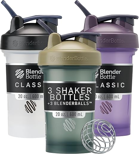 BlenderBottle Classic V2 Shaker Bottle Perfect for Protein Shakes and