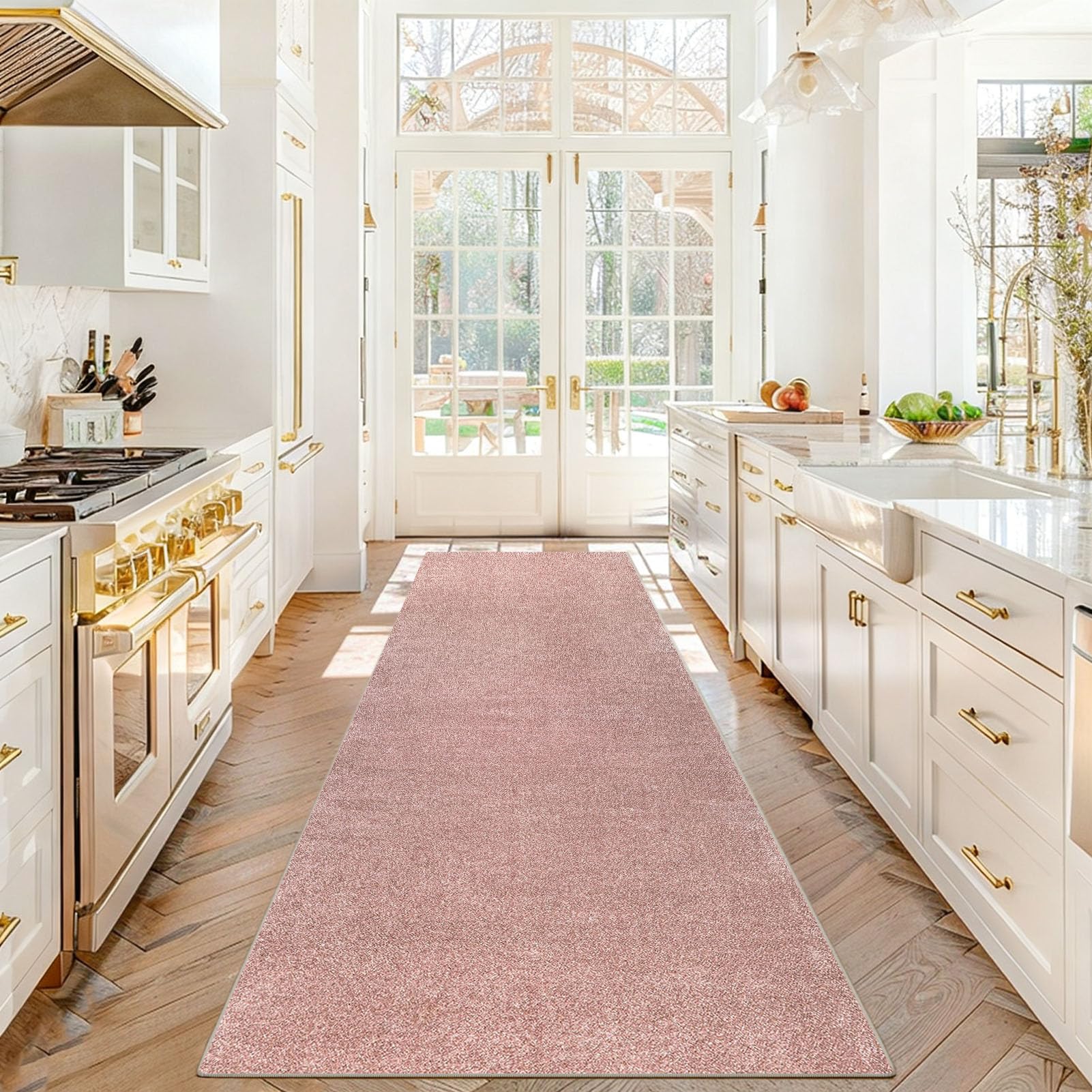 Stqyeiw Carpets Runners for Hallway Non-Slip 70 x 150 cm Hallway Runner Rug Washable Extra Large Indoor Entrance Carpet for Kitchen Laundry Bedroom