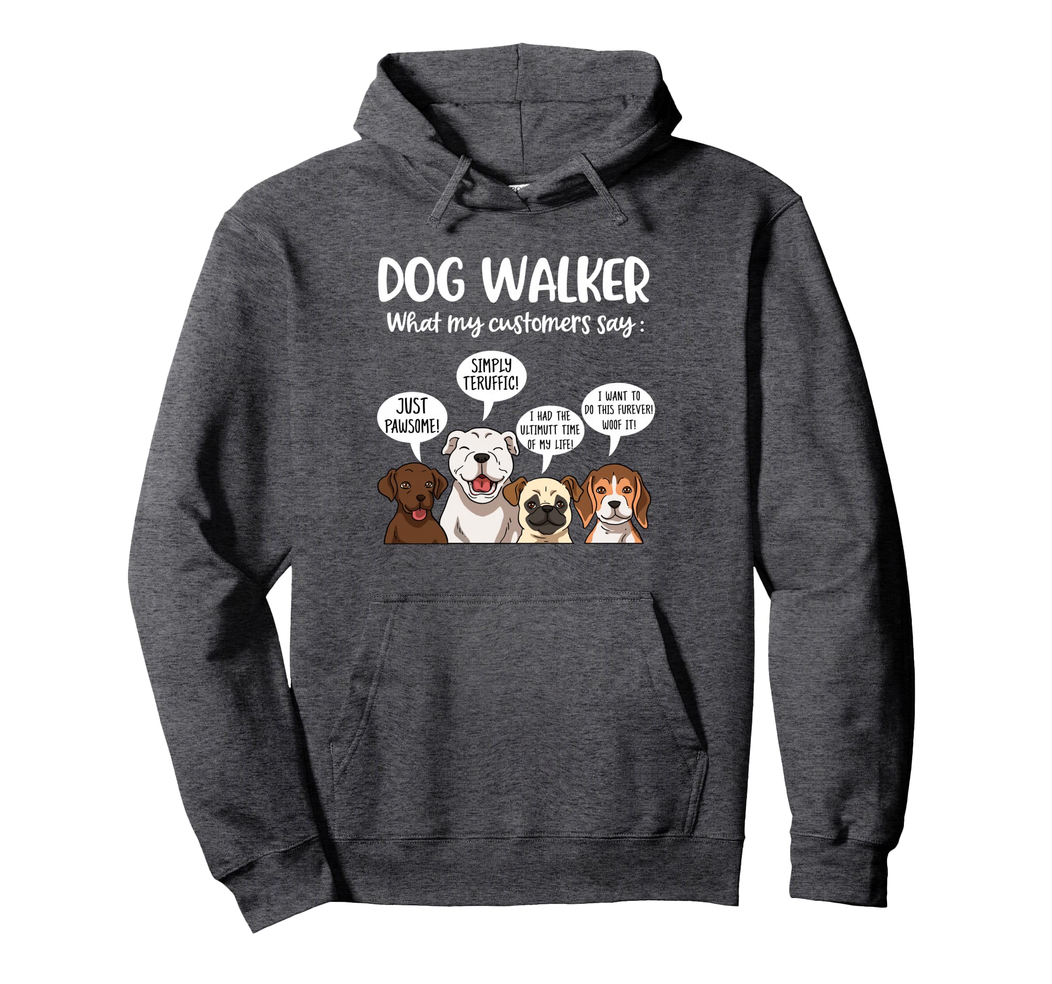 Dog Walker Pullover Hoodie