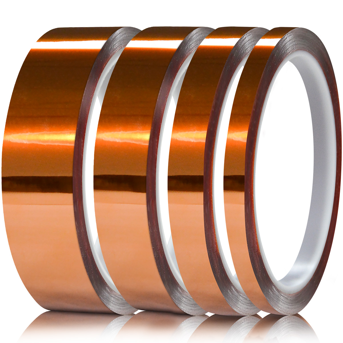 Image of High Temperature Kapton Tape,Polyimide Film Tape to Masking,3D Printing,Electric Task,Soldering, 1 inch(25mm)-36yds-1 Roll