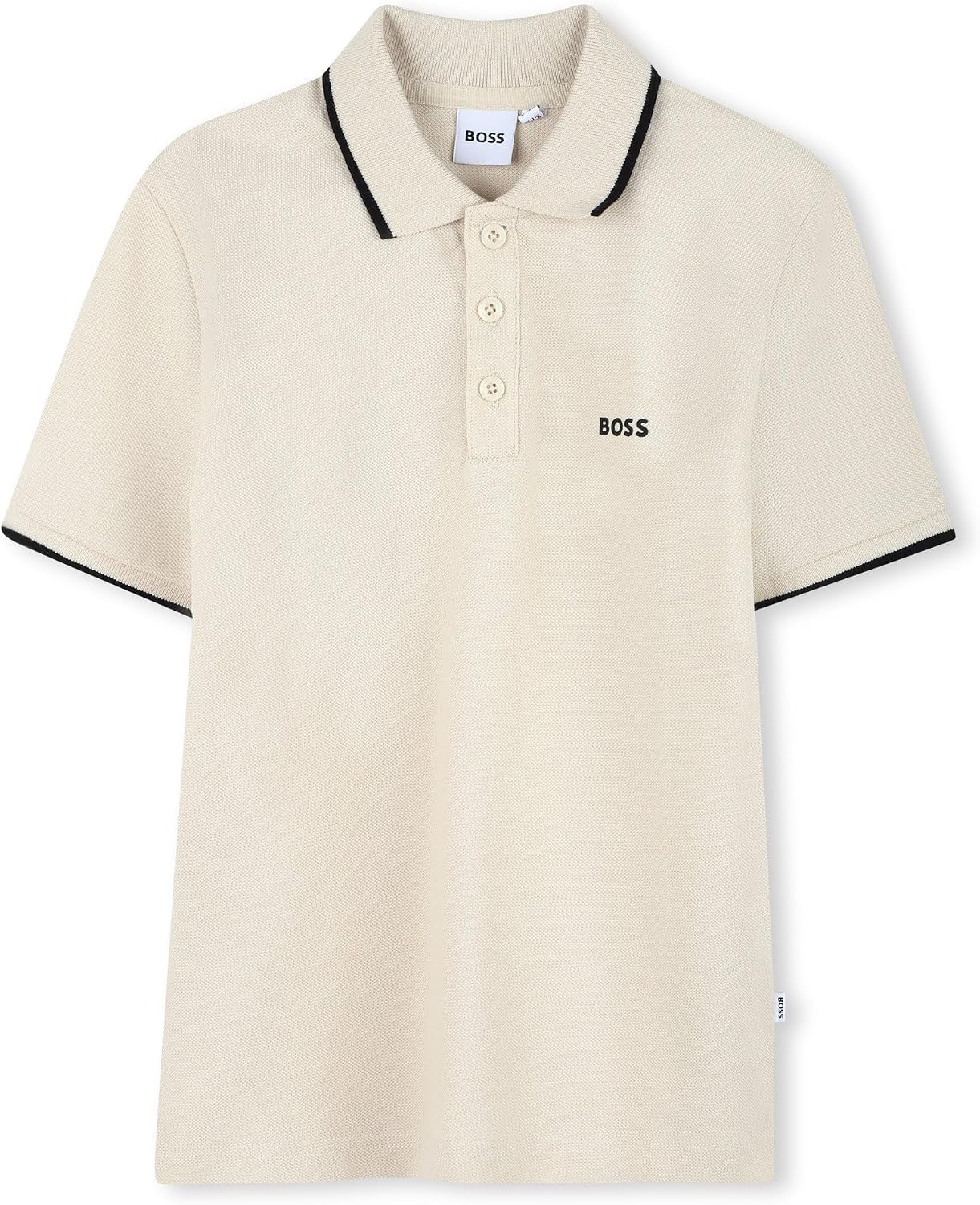 BOSS Boys' Boys Short Sleeve Polo Kids Short Sleeve Cotton Classic Fit Polo
