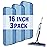 16.5 inch Mop Pads Refills, 3 Pack Microfiber Reusable Replacement Mop Pads Flat Replacements Heads for Wet Or Dry Floor Cleaning and Scrubbing, Blue Cloth