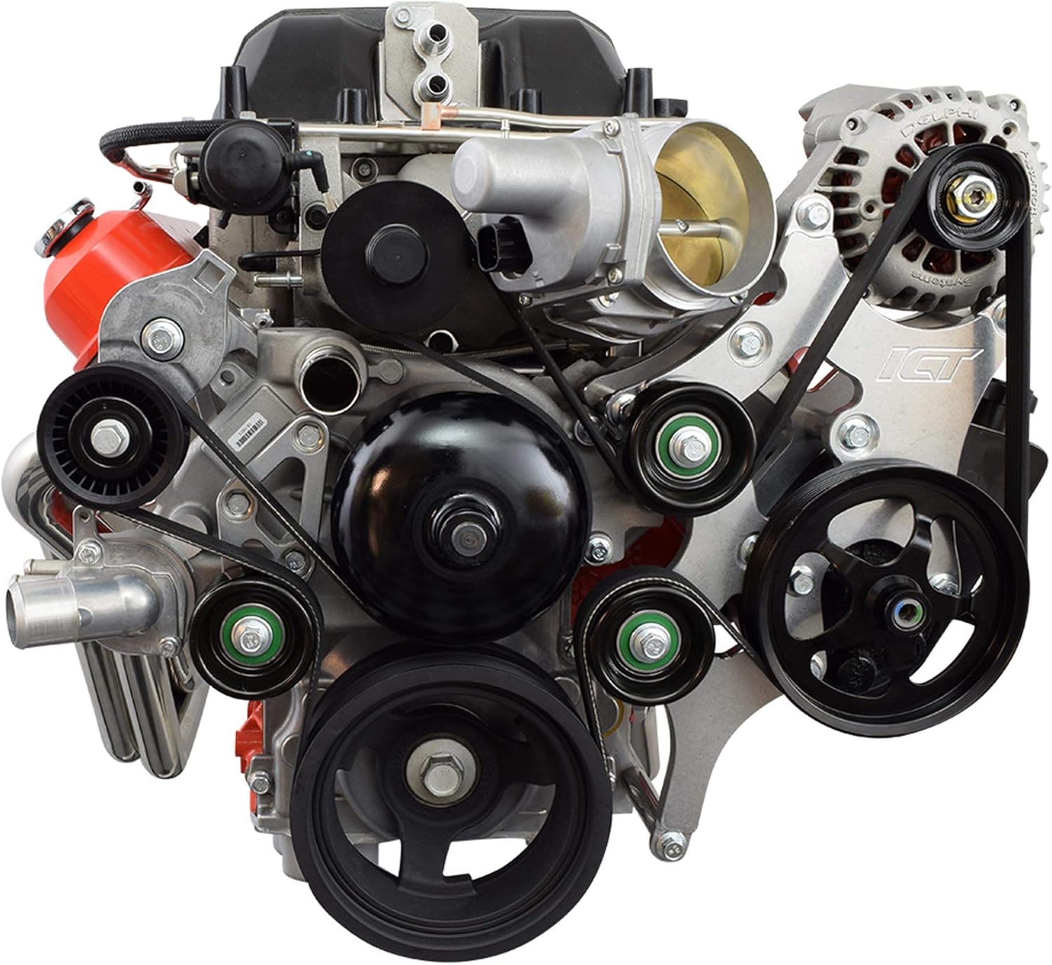 LS Truck 6 Rib LSA Supercharger Tensioner/Idler Bracket Kit LQ4 LSX 5