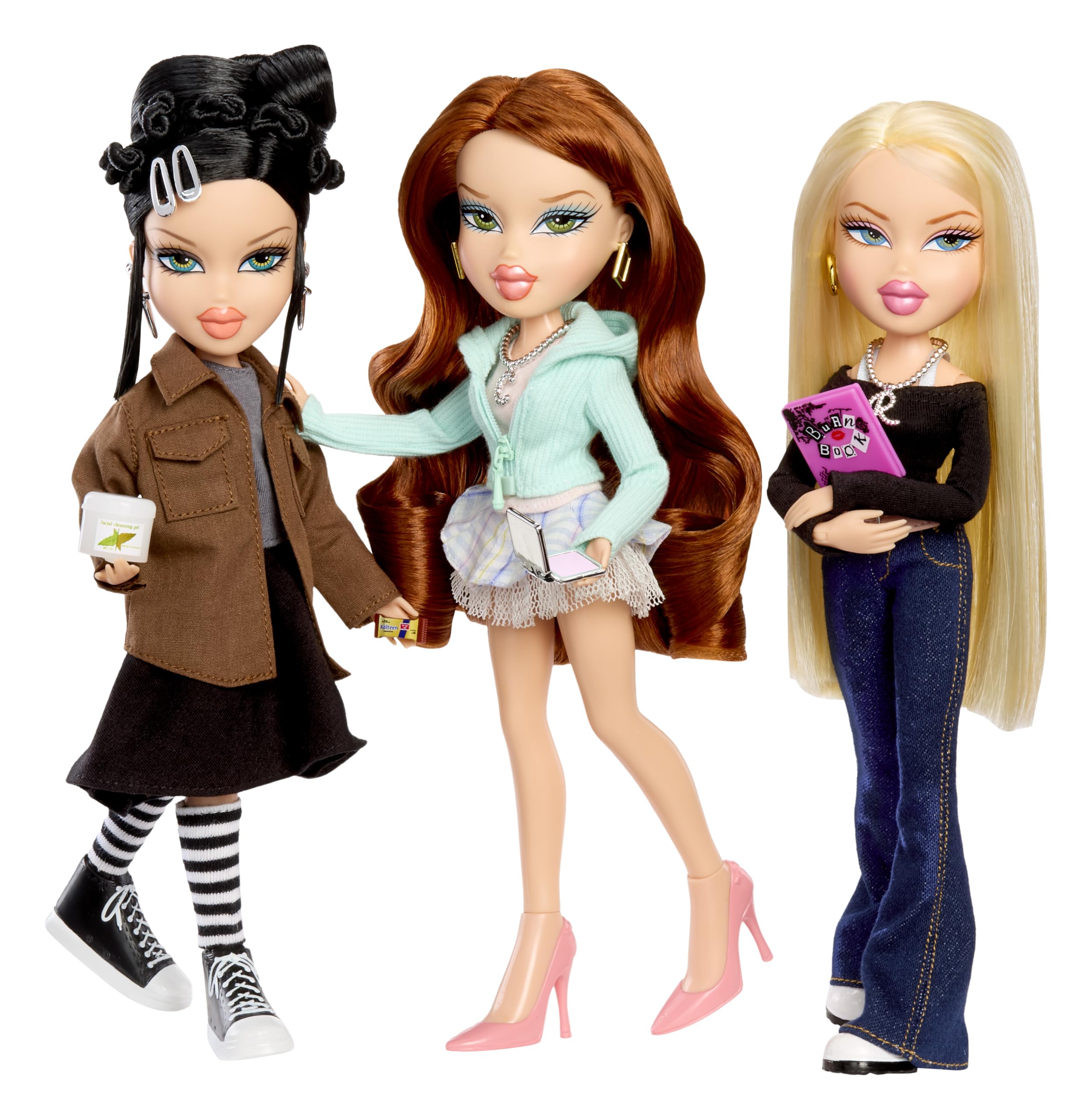 Bratz x Mean Girls Spring Fling Doll Cady - Bambola alla moda da collezione con 2 abiti, giacca Letterman e accessori ispirati al film