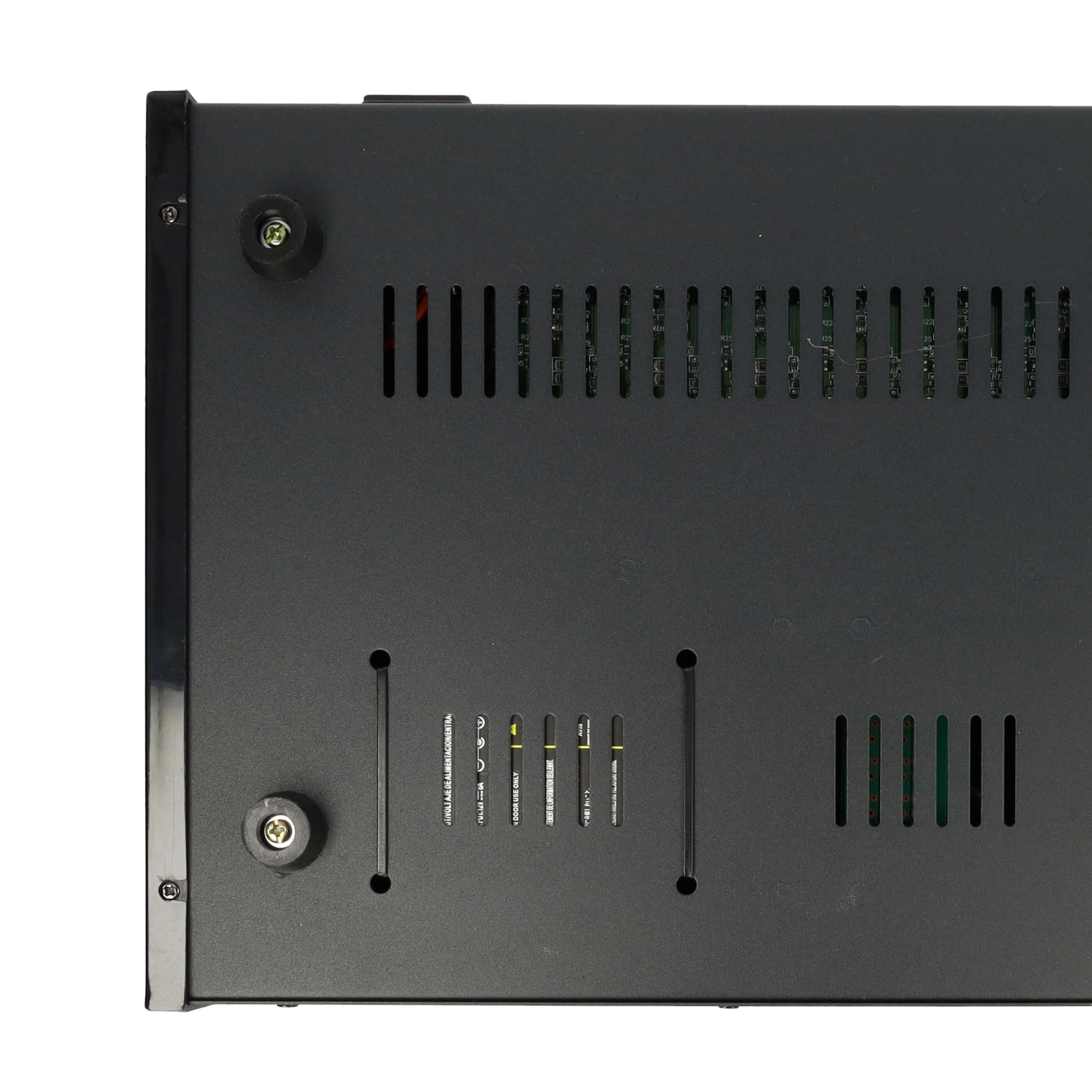 vhbw Cargador 6 Compartimentos Compatible con Kenwood KNB-57, KNB-56N, KNB-57L baterías de Radio - Estación de Carga + Cable Corriente, 12 V, 6 A