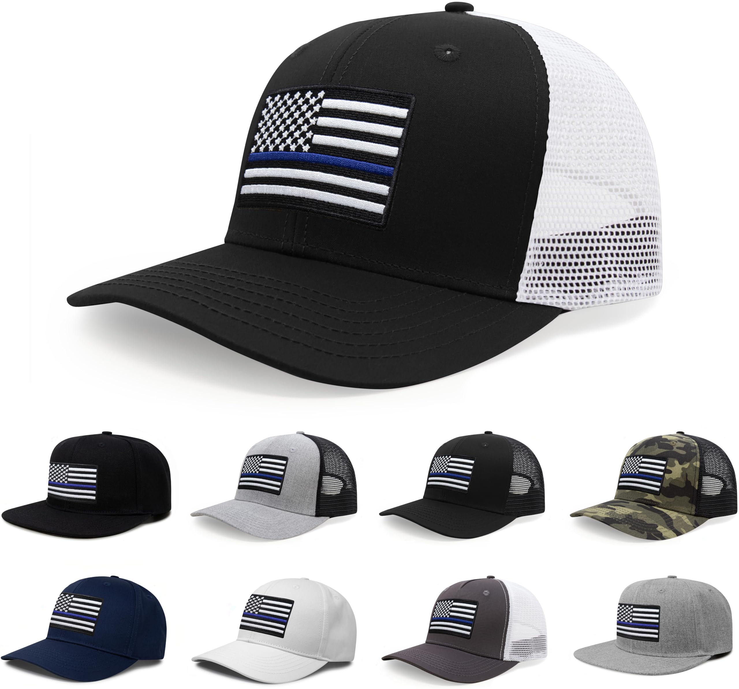 Premium Snapback Trucker Hats. Solid. Quality.