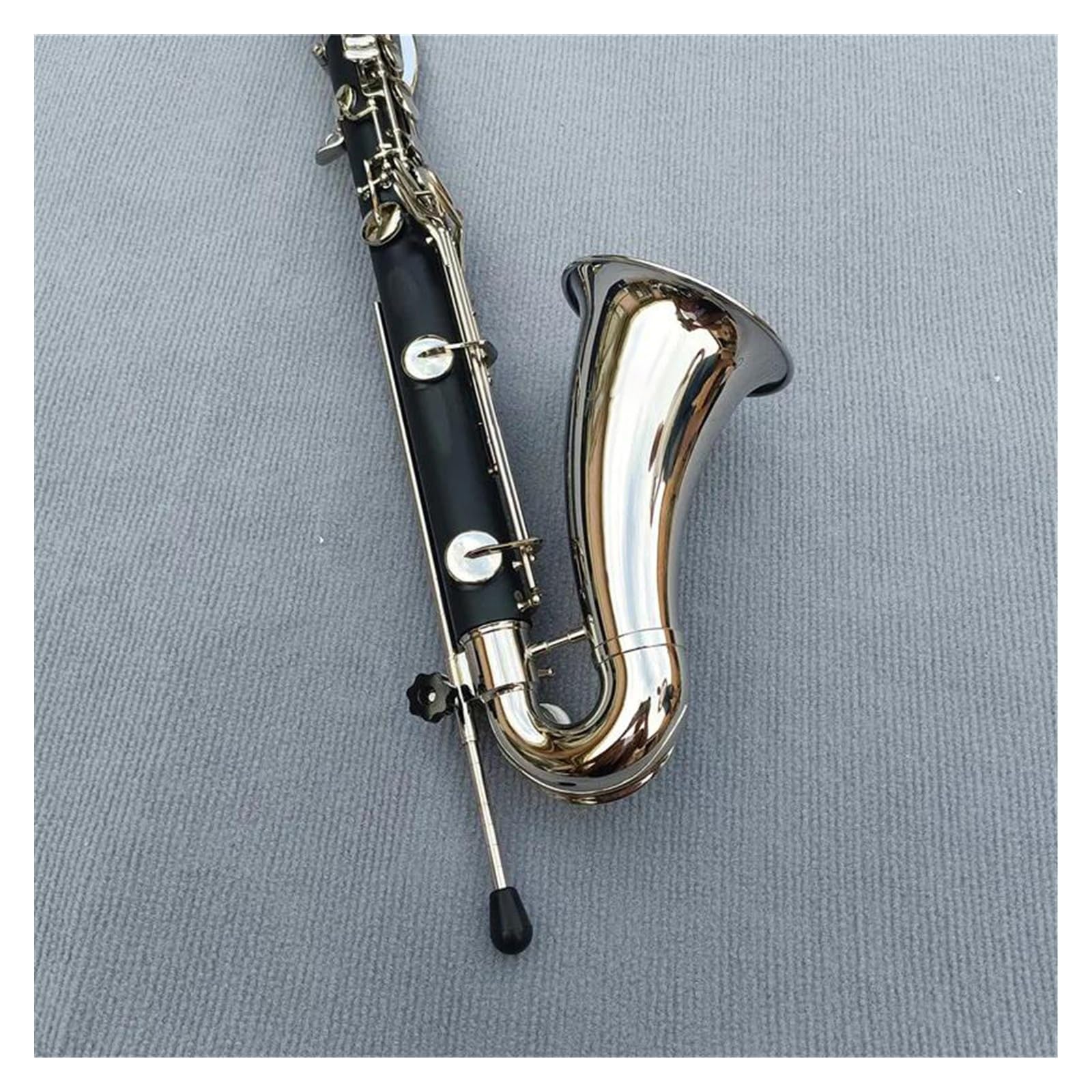 Chiavi Placcate In Argento Clarinetto Basso Tono In Sib Strumento Per Clarinetto Con Corpo In Bachelite Con Scatola Di Immagazzinaggio Clarinetto Set