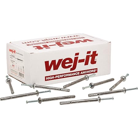 Truss Head Nail Drive Anchors – 1/4" X 3/4", Steel With Zinc Finish, 100 Pieces