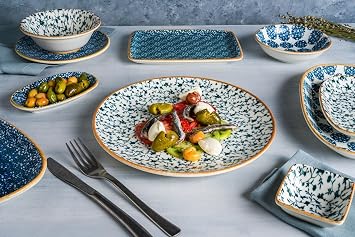 Bonna Service plate - Calif - Porcelain - 9 cm (50cc) - set of 2