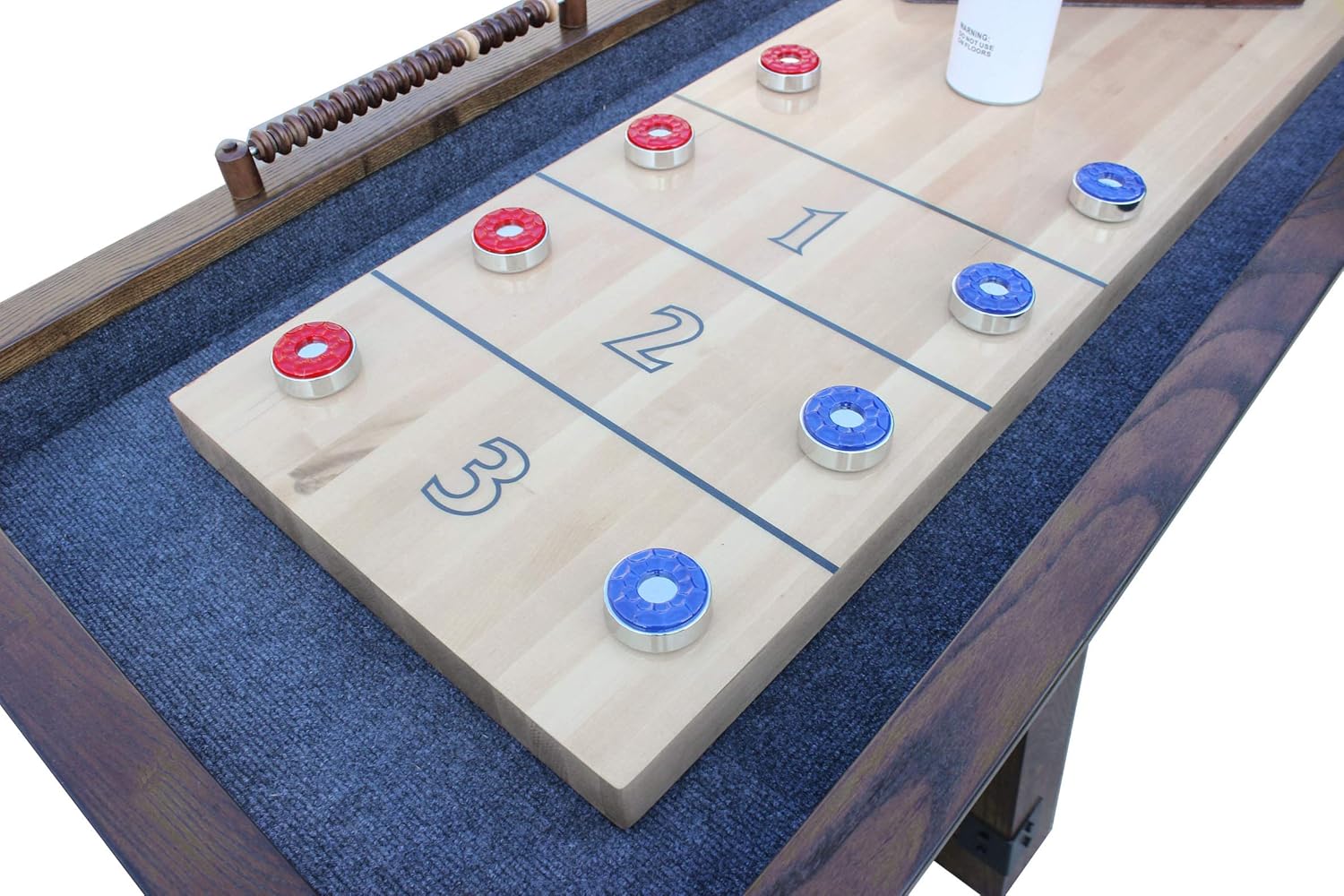 Hathaway Cheyenne 12' Shuffleboard Table, Rustic Oak (BG50354) : Sports & Outdoors