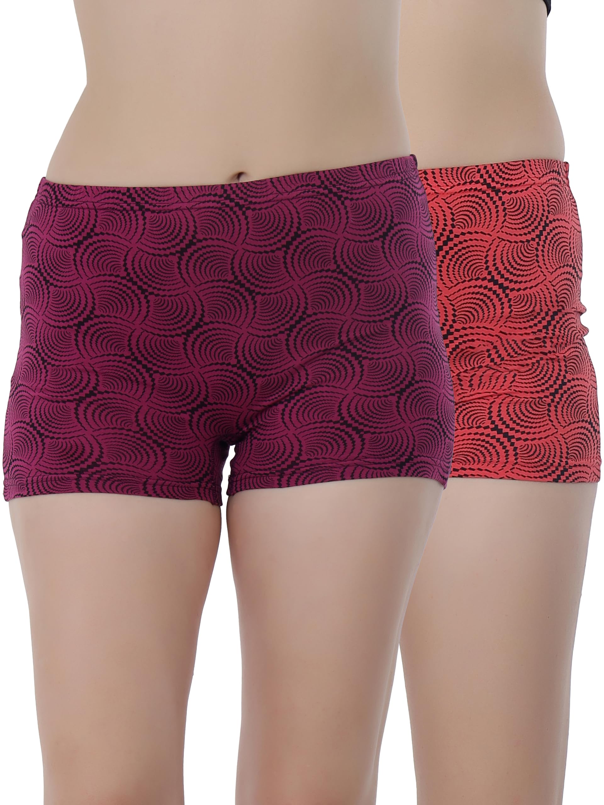 selfcare Women Solid Cotton Mid Rise Boy Shorts Panties (Pack of 2)-picture-21
