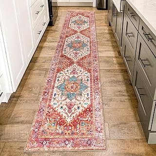 Yamaziot Washable Runner Rug, 2x8 Non-Slip Bo...,