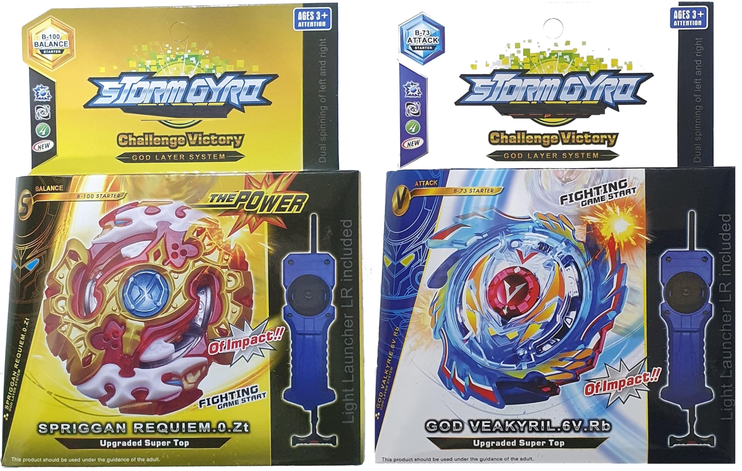Azad57 Spinning Top Spryzen Requiem B 100 And God Valtryek - Main Image