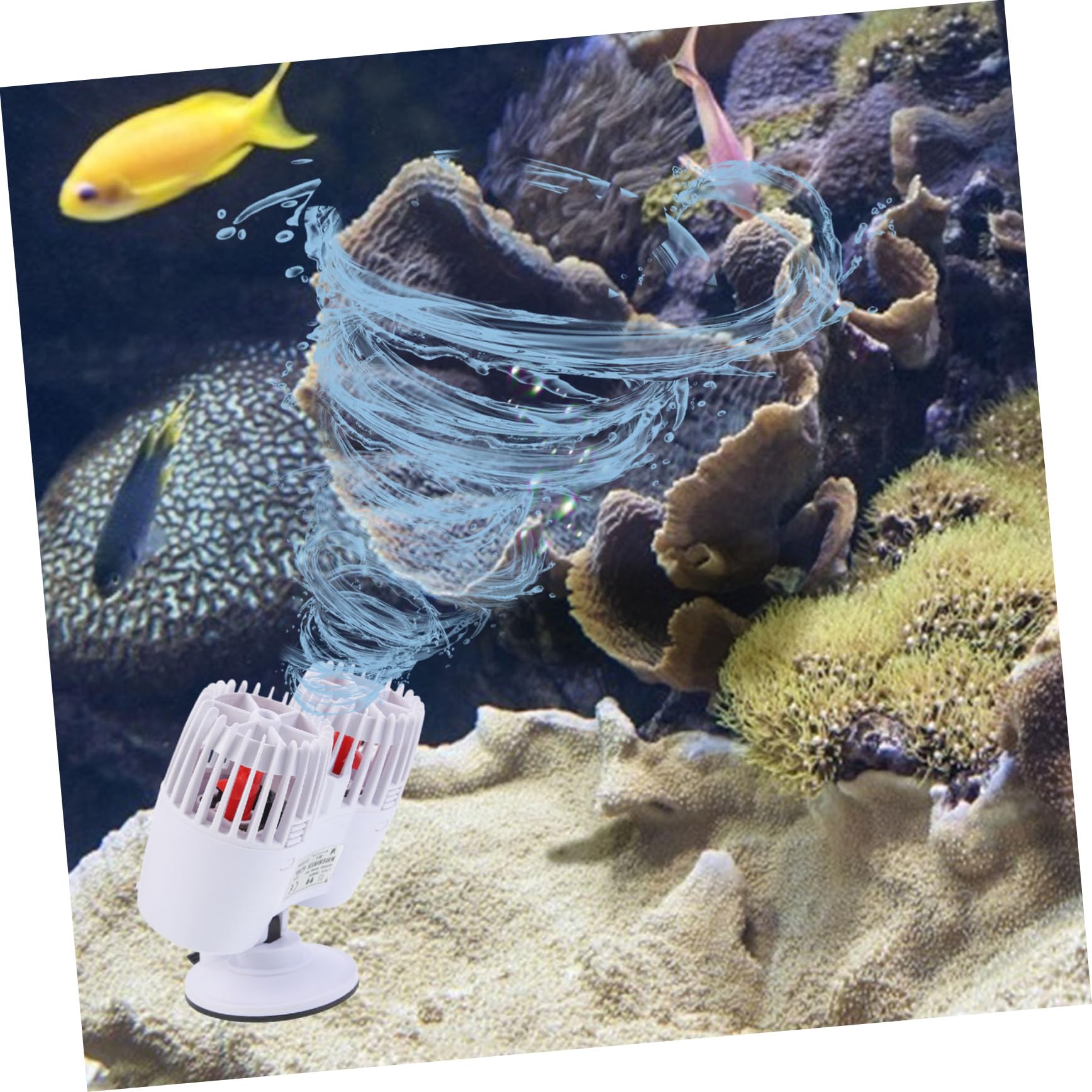 NOLITOY Generador De Olas Pequeño Para Acuario Multifunción De Olas Para Acuarios Marcador De Para Crear Movimiento De Agua Peceras