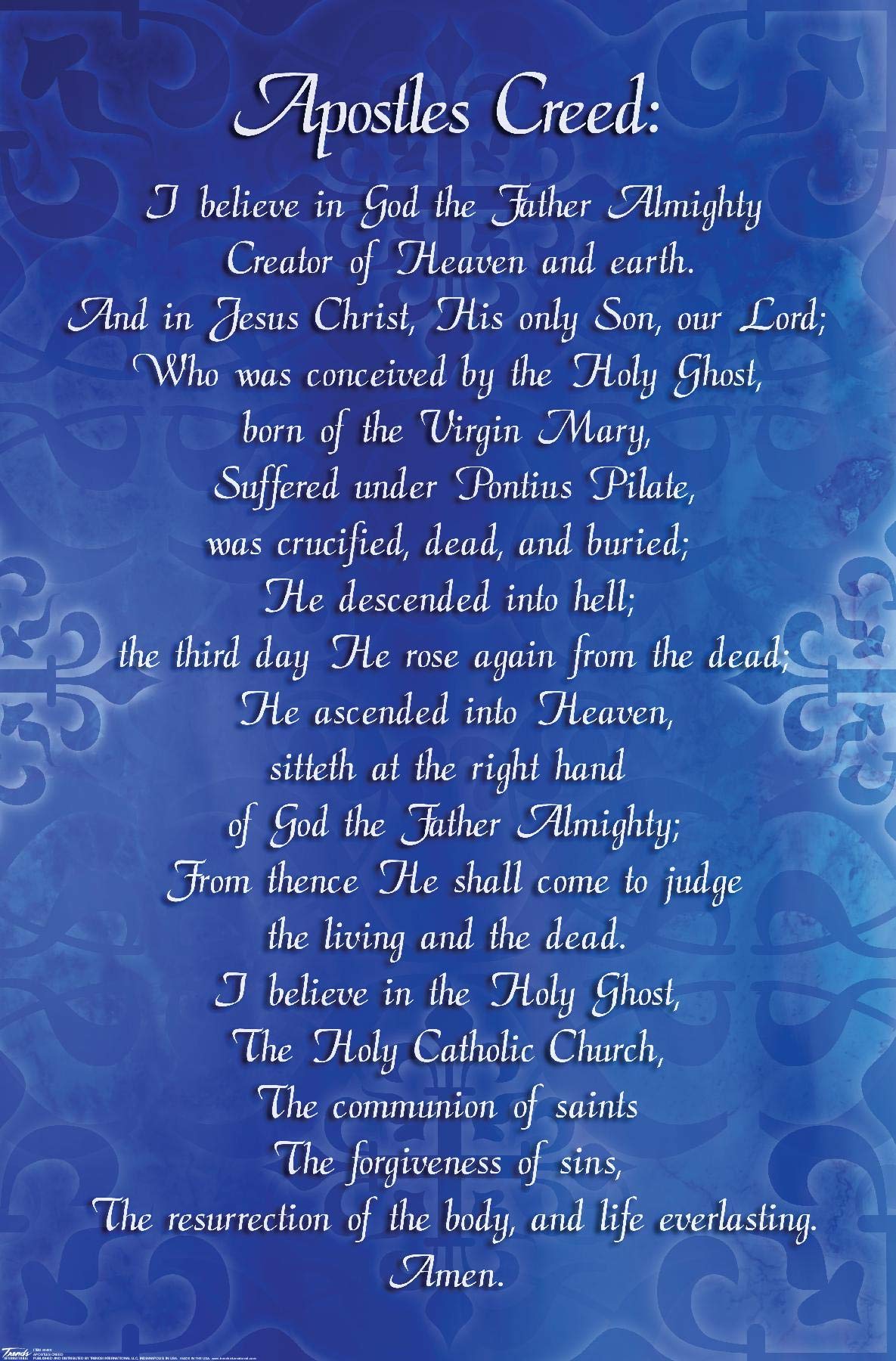 Amazon.com: Trends International Apostle's Creed Wall Poster 22.375" x 34"  : Everything Else