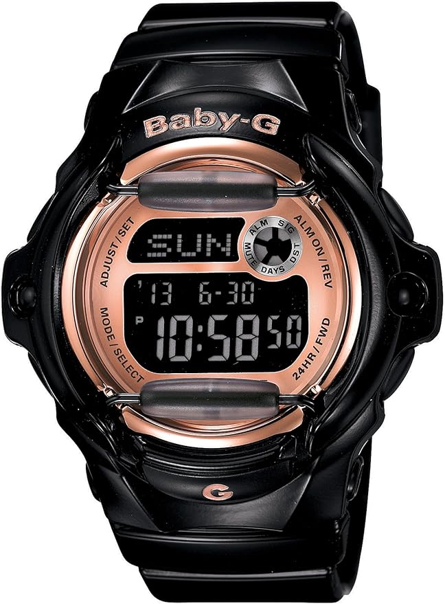Casio Women’s BG169G-1 Baby-G Black Watch (200 m)