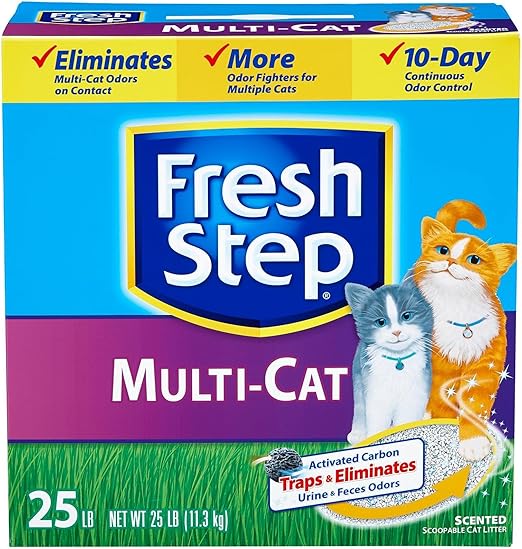 fresh step multi cat litter