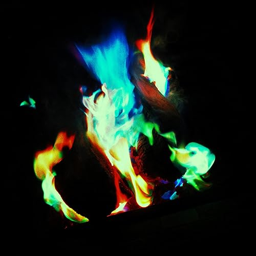 Miniatura 3 de Mystical Fire Flame Colorante vibrante de larga duración pulsante de llama para uso interior o exterior, Paquete de 6, Mystical Fire Plus
