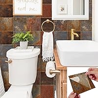 Vista 51 de Alwayspon Adhesivo de vinilo autoadhesivo para despegar y pegar, transferencias de azulejos de pared autoadhesivos pegatina decorativa