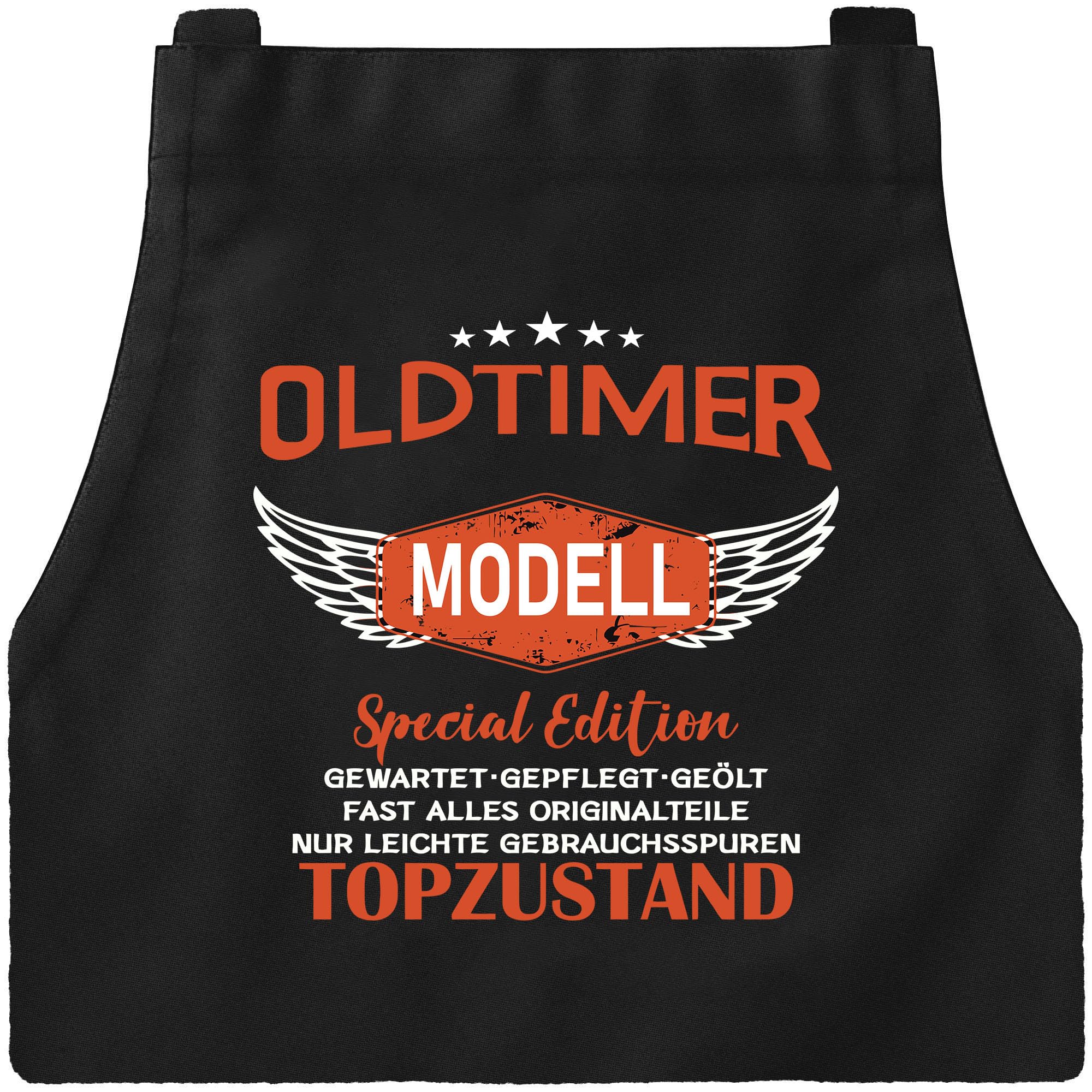 XCSJKJ Grillschrze für Männer mit Spruch OLDTIMER MODELL, Mann Geburtstag Geschenkideen Grillschürze für Männer Lustig Grillen Barbecue BBQ Küchenschürze Geschenk.