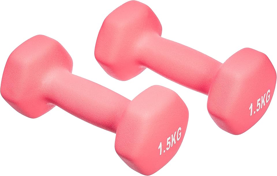 Amazon Basics Neopren Hanteln 2er-Set 1-5kg