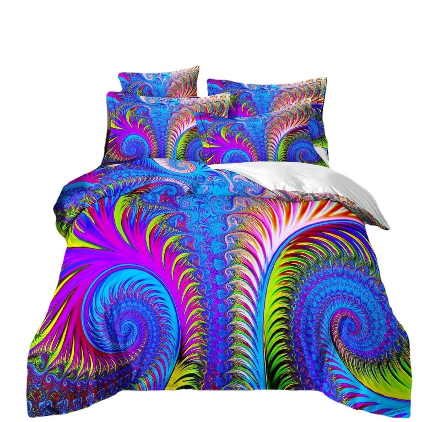 Double Duvet Set Green Abstract Bedding Double Bed Set Duvet Cover Sets