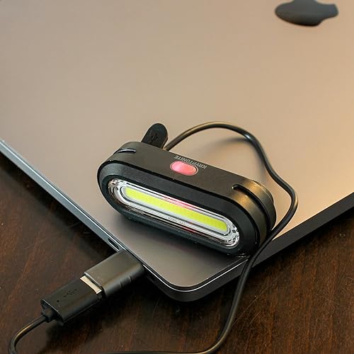 Miniatura 2 de Kryptonite Avenue F-100 - Luz LED para bicicleta, faro delantero LED brillante recargable por USB, luz de bicicleta de 100 lúmenes, 6 modos de luz