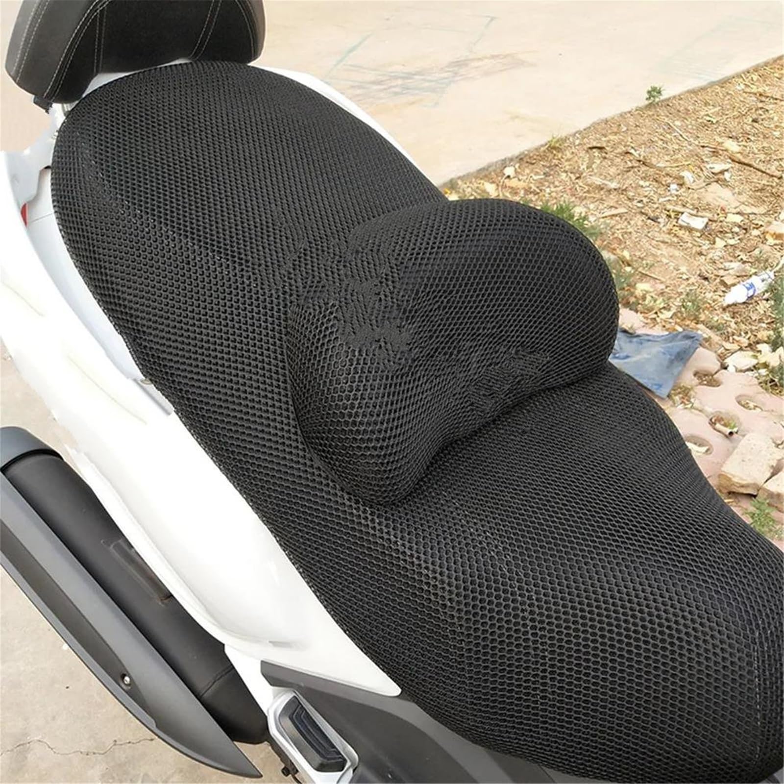 Generico Per Suzuki Per SKYWAVE 250 400 650 Copertura Per Sella Moto Rete Traspirante Per Sole E Calore Ispessita(Color650)
