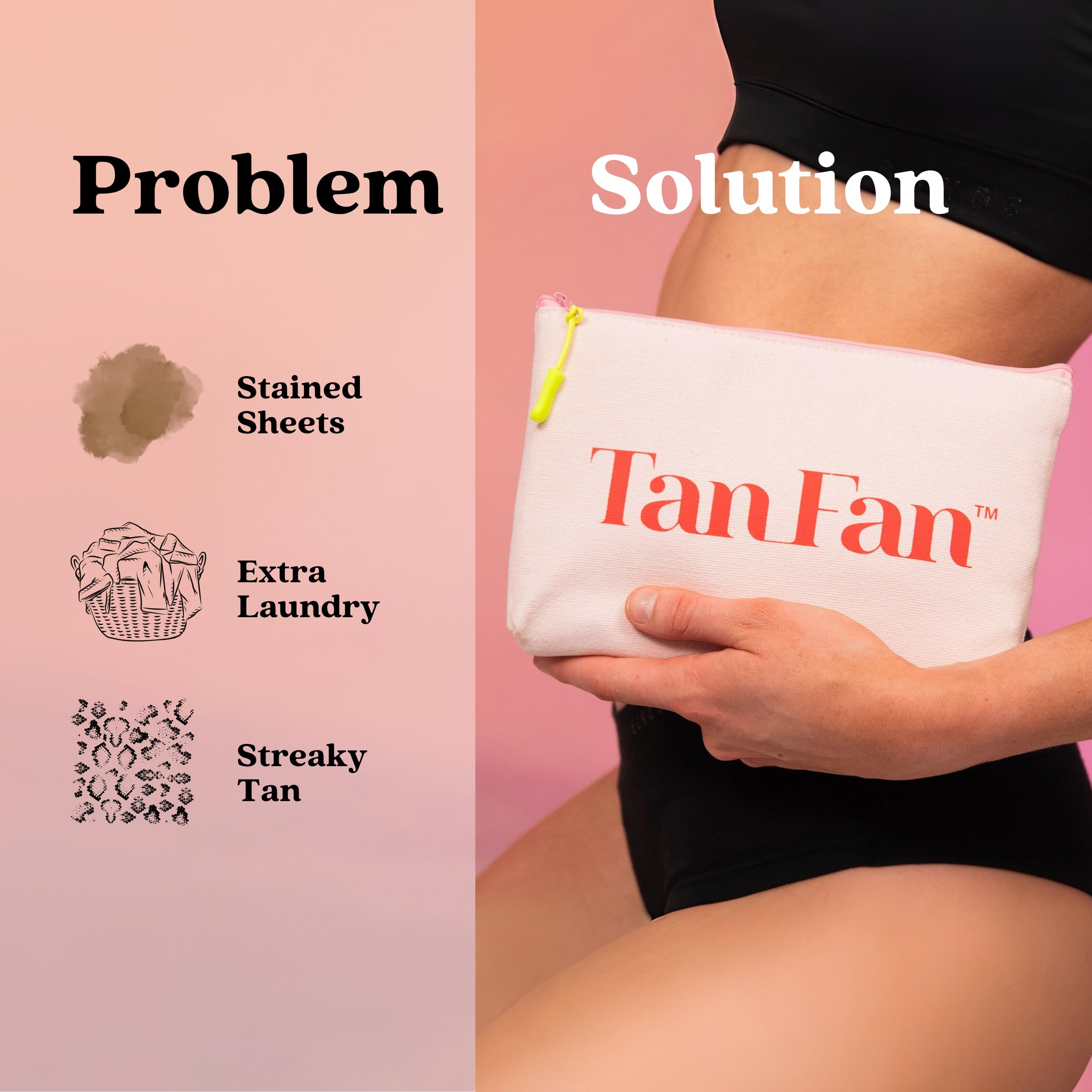 Tan Fan Self Tan Sleep Sac - Protects Sheets from Fake Tan Stains - No Tanner Transfer, Rub Off, Absorption Guaranteed - Cool Silky Lightweight Bed Protector Sack. Large Roomy w Foot Openings (): Sleep Sac Set