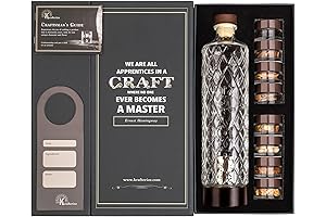 Krafterize DIY Whiskey Gifts for Men: The Ultimate Bourbon Decanter Set