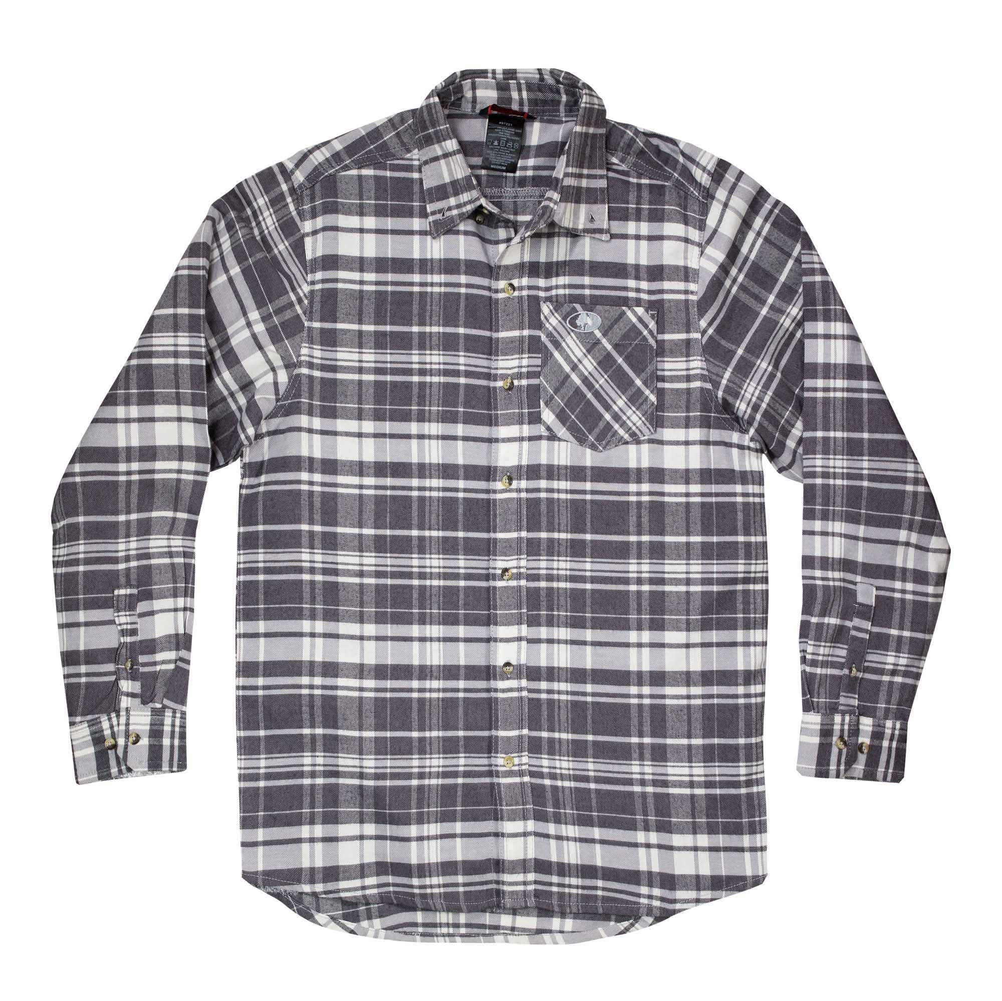 Mossy OakFlannel Shirt for Men, Buffalo Plaid Long Sleeve Mens Flannel Shirts