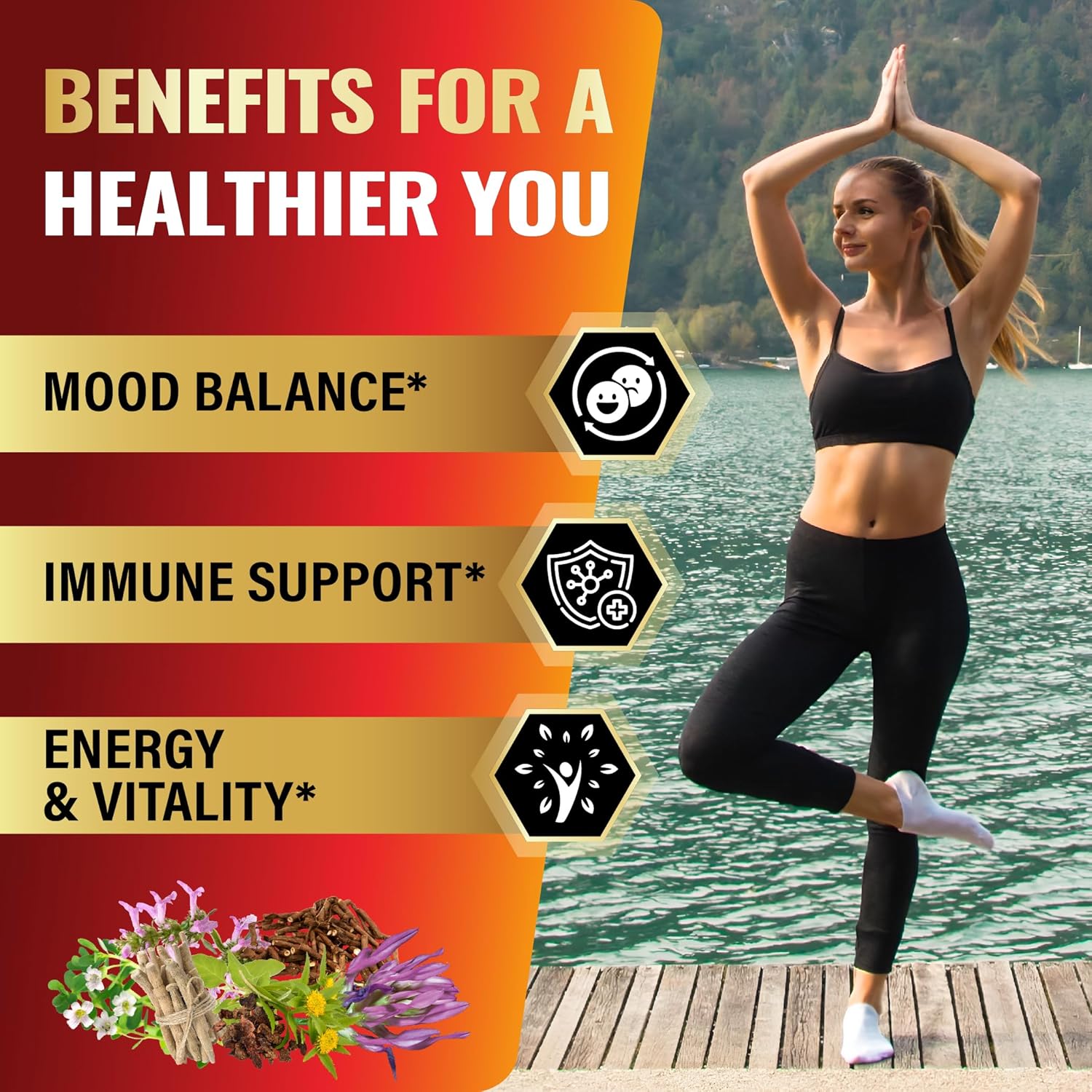 13in1 Adrenal & Focus Support Supplements Liquid Drops with Astragalus, Wood Betony, Rhodiola, Ashwagandha, Bacopa, Eleuthero, Gotu Kola, Holy Basil, and More - 30 Days Supply - 1FL Oz - Image 4