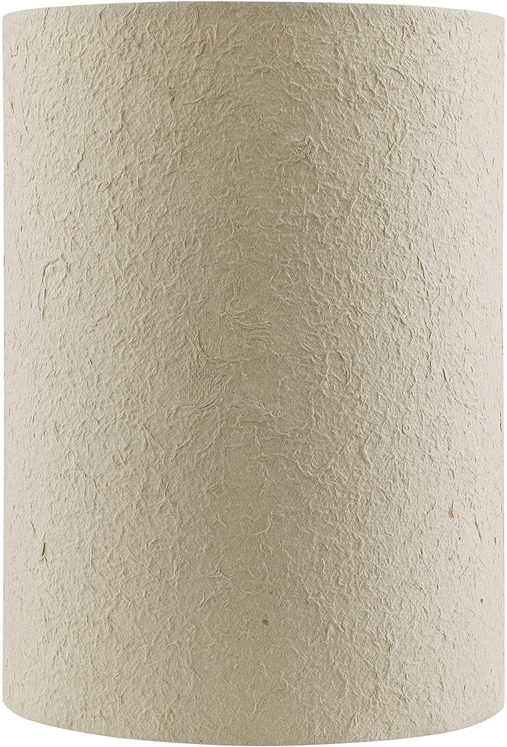 Aspen Creative 31286A Transitional Drum (Cylinder) Shape Spider Construction Lamp Shade in Tan 8" wide (8" x 8" x 11")