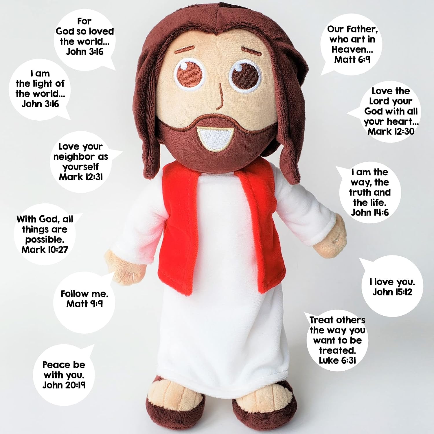 The Talking Jesus Doll | Speaks 10 of Jesus' Bible Verses | Teach Your Kids Before The World Does