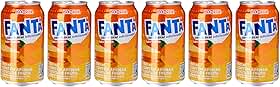 Pack de Fanta Laranja Zero lata 350ml 6 unidades