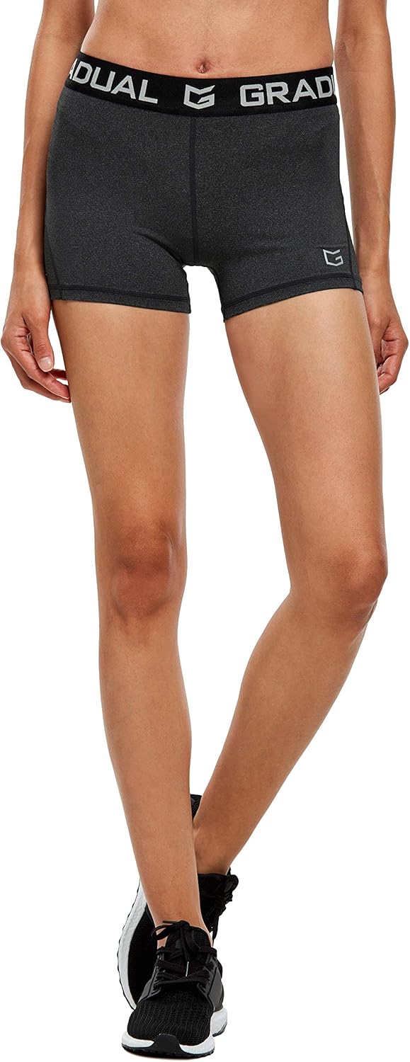 G Gradual Women's Spandex Compression Volleyball Shorts 3" /7" Workout Pro Shorts for Women - Image 5