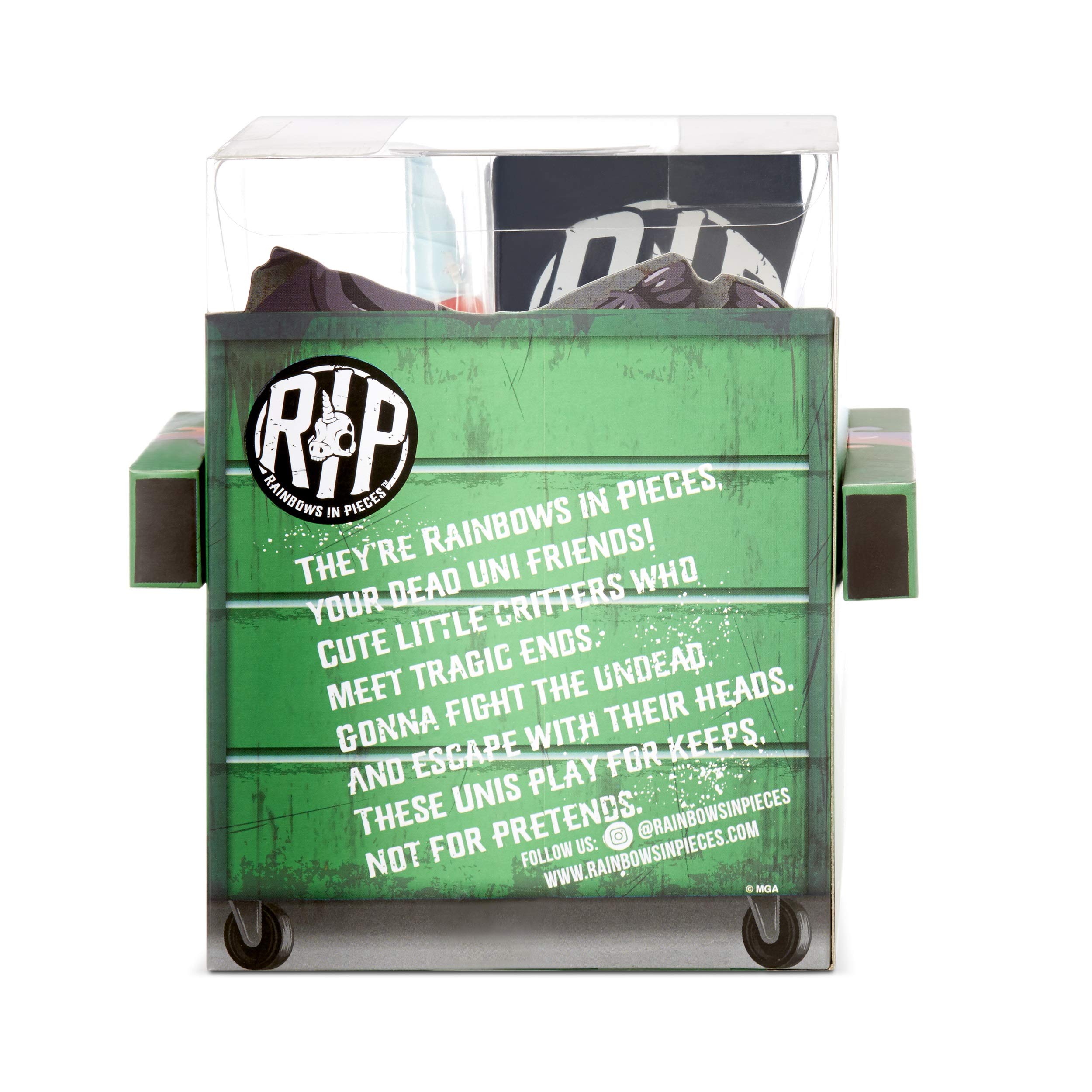 MGA 565314 R.I.P. Rainbow Inpiece Gnarly, Messed Up, Personaje De