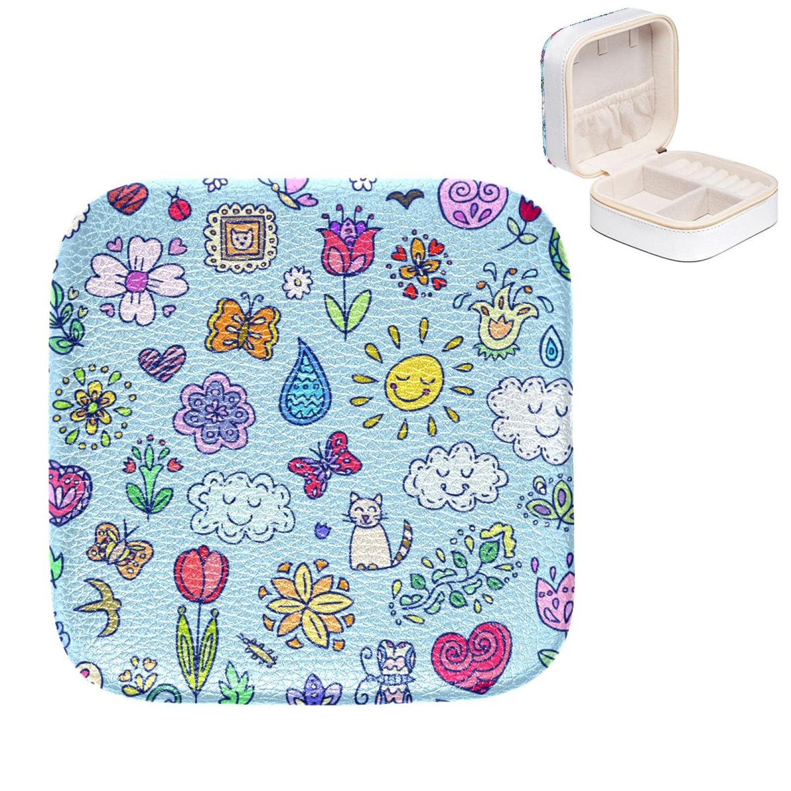 Boîte à bijoux fille et femme cadeau idéal chat et papillon
