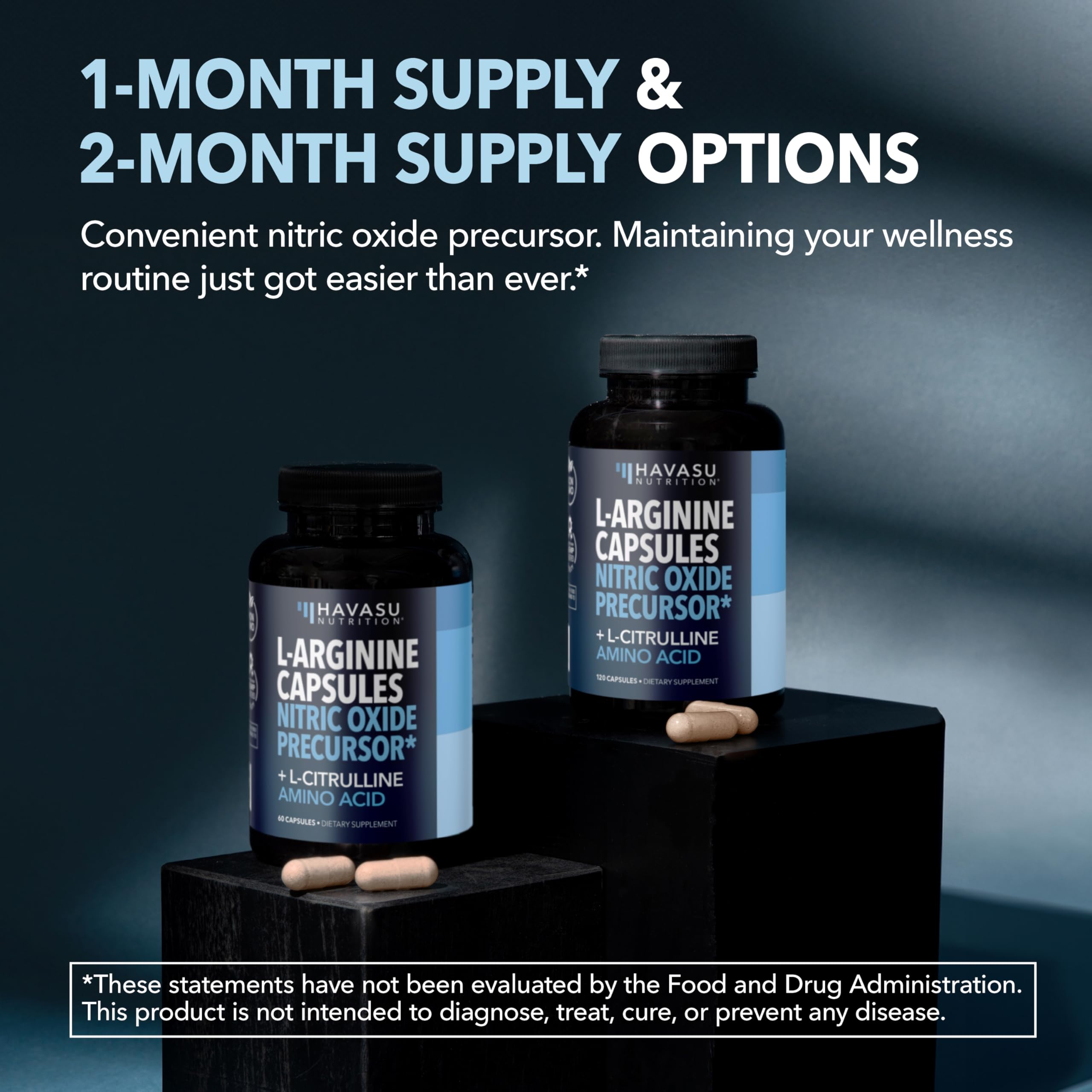 L-Arginine and L-Citrulline for Men, Nitric Oxide Support, 30 Servings — Amazon image 8