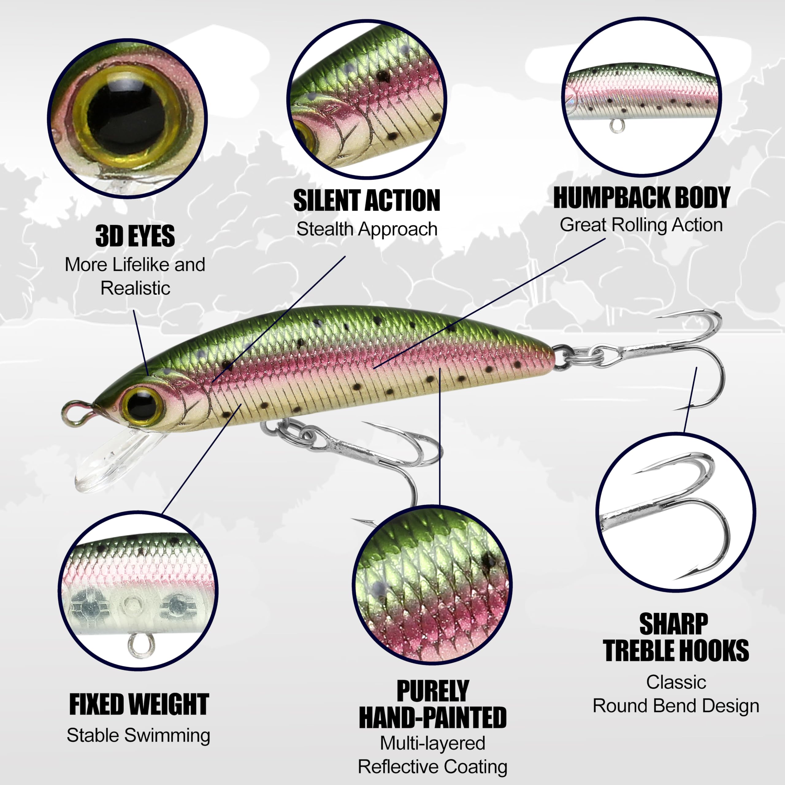 BANDIT CRAFT NARROW50s ハンドメイドミノー BANDIT CRAFT NARROW50s ハンドメイドミノー