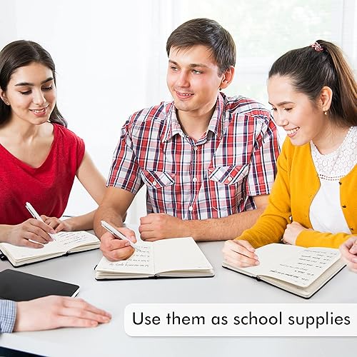 Miniatura 5 de feela Paquete de 18 cuadernos para trabajo, cuadernos de negocios de tapa dura a granel con soporte para bolígrafo para hombres y mujeres, para