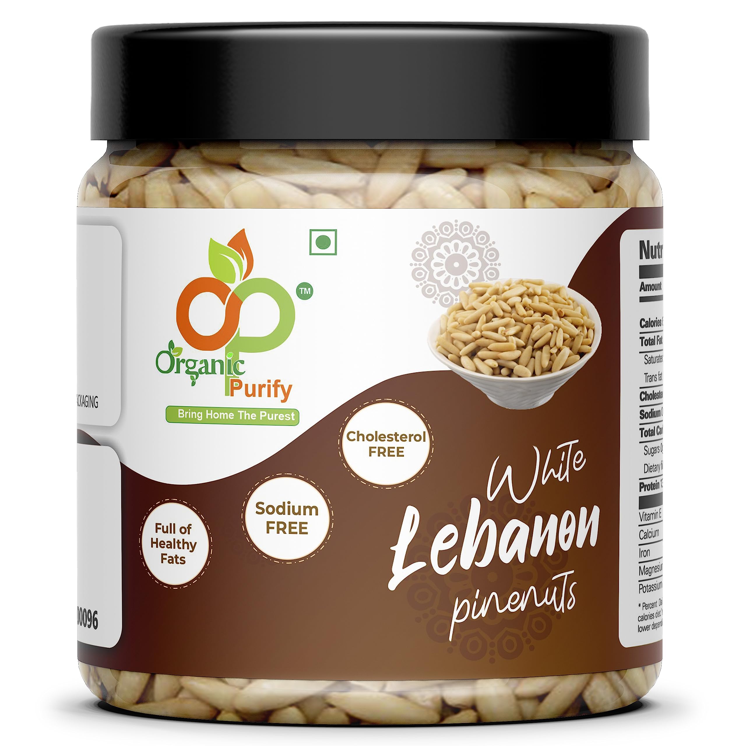 Organic Purify Pine nuts without shell 100gm Jar pack (Lebanon chilgoza giri) White Pinenuts (B0C8NXWWWW) Amazon Price History, Amazon Price Tracker