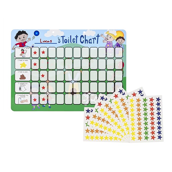 Buy Kids Toilet Training Reward Chart and Potty Reward Chart for Boys ...