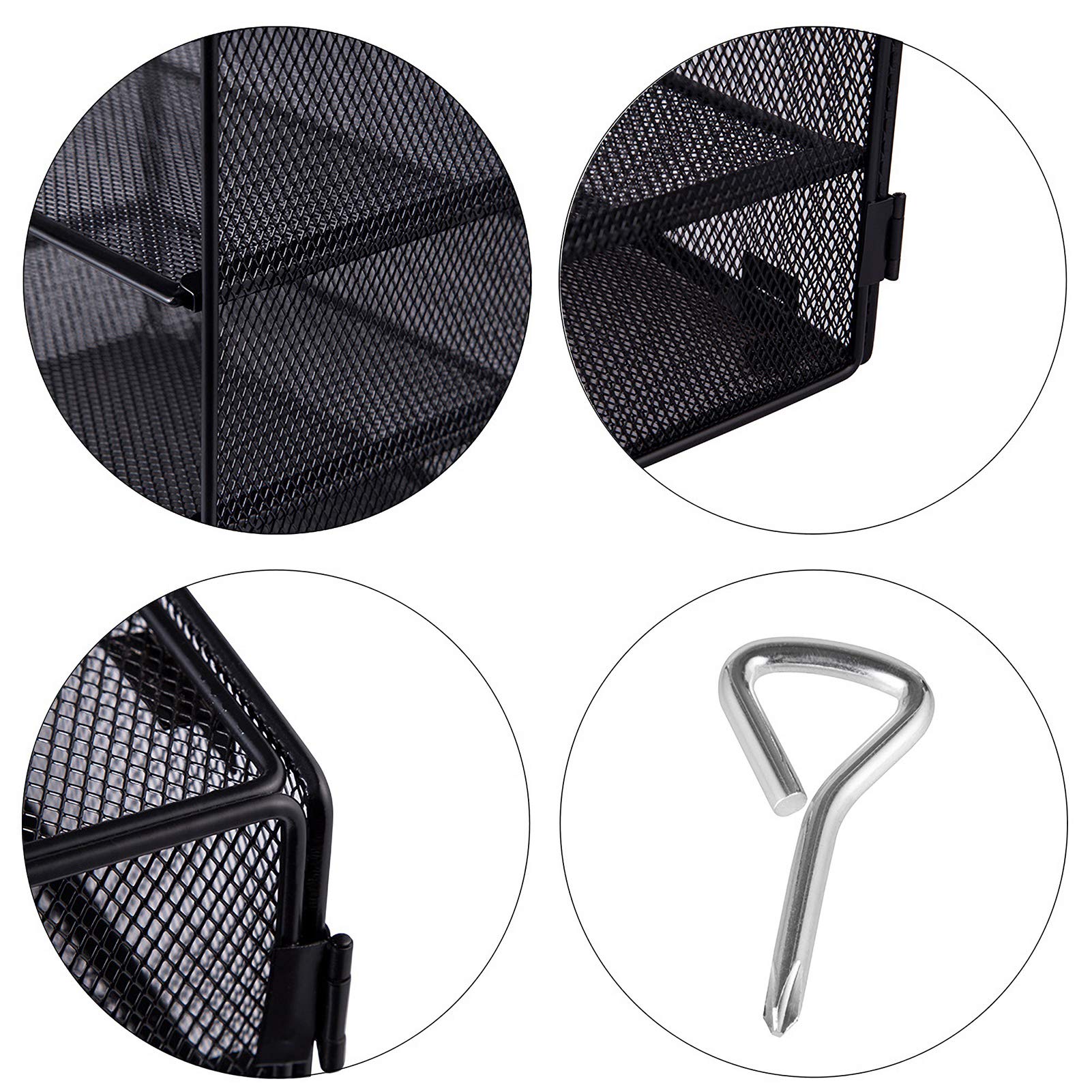 SUPTIDY Mesh Bureau Organizer Met Akthouder, 5 Niveaus Papieren Brievenbak Lade Roze 3110125559 SUPTIDY Mesh Bureau Organizer Met Akthouder, 5 Niveaus Papieren Brievenbak Lade Roze 3110125559