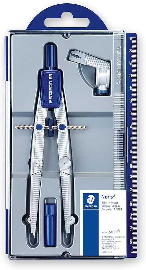 Amazon ステッドラー コンパス スクールコンパス ギア式 550 01 コンパス 文房具 オフィス用品