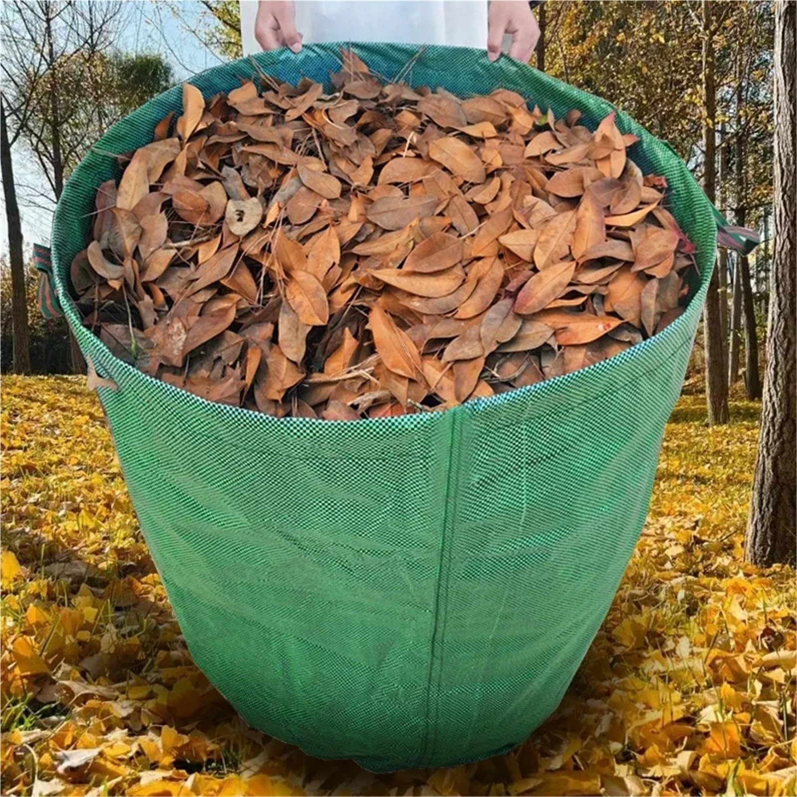 Sacs De Déchets Jardin 3 pièces 500L accessoires d'outils de jardin sac collecteur feuilles sacs à déchets