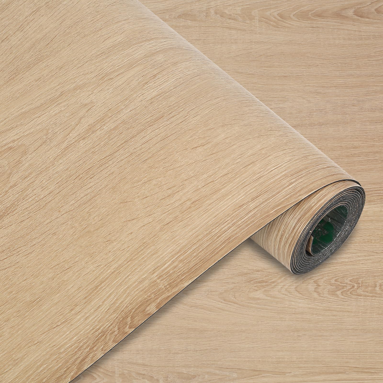 Rivestimento per pavimenti in PVC, effetto legno, piastrelle adesive per pavimenti in vinile, spessore 0,15 cm, antiscivolo, impermeabile, pannelli da parete, 40 x 300 cm, 1,2 m² (rovere giallo)